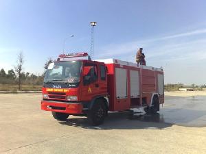 Fire Fighting Vehicle Equipment Mounted On Isuzu Truck