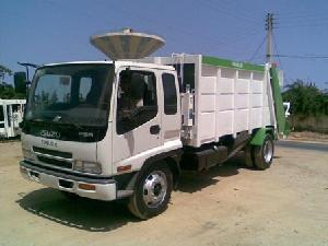 Garbage Truck On Isuzu Truck