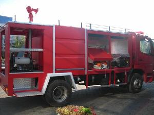 Production Of Fire Fighting Truck In Our Plant