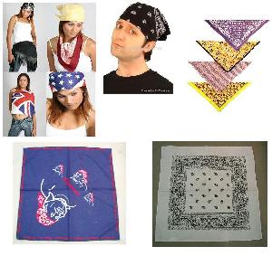 prineted bandana