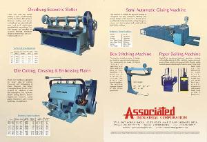 corrugated board die cutting machines paper lamination stitching