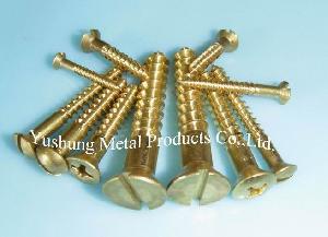 Brass Wood Screw
