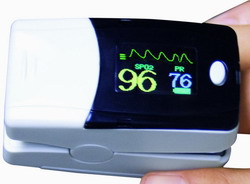 Fingertip Pulse Oximeter Rsd5200 Oled Display Screen With Spo2 , Pr And Pulse Strength Measurement