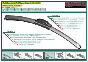 beam flat windshield wiper blade