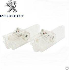 Led Car Plug And Play 3d Logo Laser Door Lights Special For Peugeot
