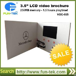 3 5 inches video greeting cards print lcd brochure vgc 035