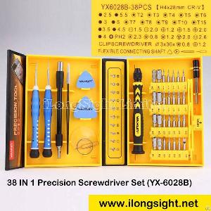 Best 38 In 1 Precision Opening Tool Set Yx-6028b For Iphone, Samsung, Camera, Pc Repair