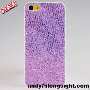 Bling Iphone 5 Glitter Hard Case Purple