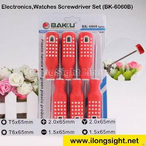 6 precision soft handle screwdriver bk 6060 b