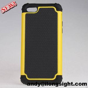 High Quality Ballistic Combo Hard Silicone Dual Layer Case Hybrid Cover Case For Iphone 5c