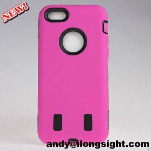 Wholesale For Iphone 5c 2 In 1 Robot Hybrid Combo Silicone Plastic Case