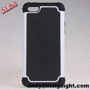Wholesale 3 In1 Newest Brand Ballistic Cover Case Three Part Protective Case For Iphone 5c