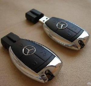 benz branded plastic usb flash drive promotional gift