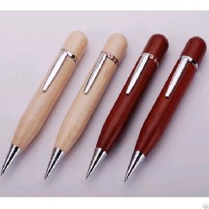 Eco Wood Pen Usb Flash Drive With Free Logo Engraved