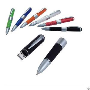 Oem Colorful Plastic Pen With Usb Memory Stick