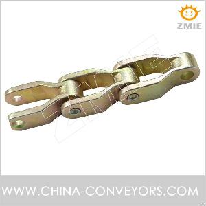 cc600 cast chain zinc plated crate steel bottle conveyor