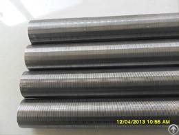 Wire-wrapped Stainless Steel Screen Pipe