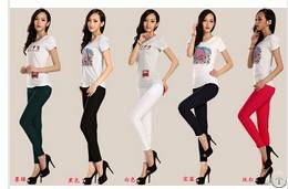 Womens Trousers Ankle Length High Waist Skinny Pants High Quality Fabric The Cheapest Custom-made