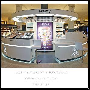 Supply Italy Style Cosmetic Store Kiosk Display Showcase