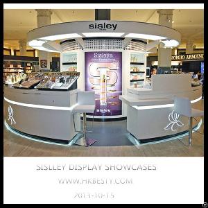 Supply Italy Style Cosmetic Store Kiosk Display Showcase