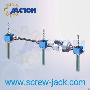 Airport Platform Power Screw Jack, Aircraft Maintenance Nose Dock Synchronized Lift Jack