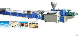 China, Wood Plastic Profile Extrusion Line