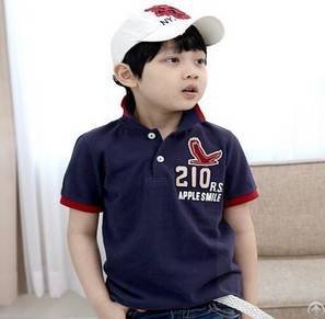 2013 children polo t shirt boy fashion short sleeve 5pcs