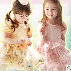 Sell 2013 New Girl Princess Dress, Children One Piece Dress For Wholesale, 5pcs / Lot