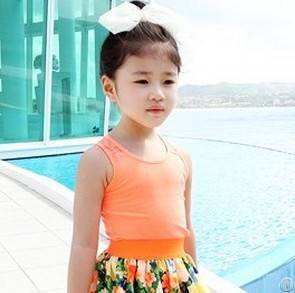 Sell Girl Candy Color Summer Vest, Children Tank, Kid Summer Vest, 5pcs / Lot