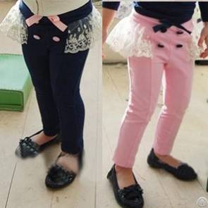 Sell Girl Lace Casual Pant, Children Beauty Lace Pant For Wholesale, 5pcs / Lot