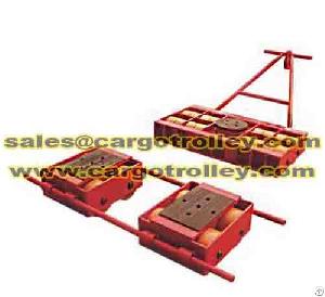 Machinery Dollies Applied On Moving Heavy Duty Loads