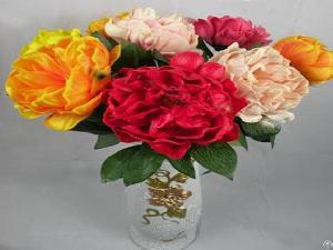 artificial flowers tree peony