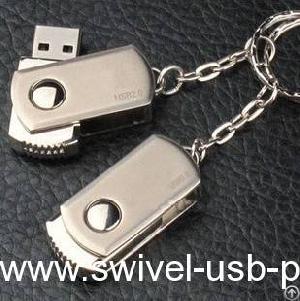 Metal Stainless Steel Twist Usb Flash Drive