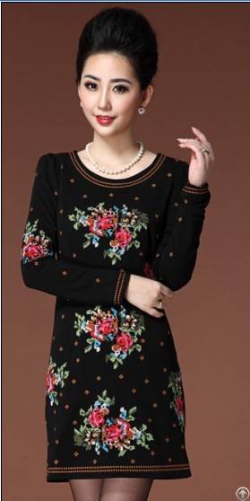 women wool dress