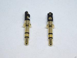 2.5mm 3pole Dc Plug Gold-plate