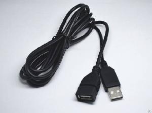 High Quality Black 2.0 Usb Cable Male Female