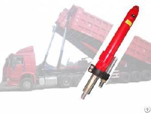 Single Acting Telescopic Hydraulic Cylinder For Dump Truck