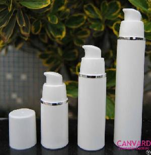 White Airless Lotion Pump Bottle