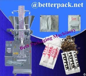 Seasoning Packing Machine, Salt Pepper Packet Packaging Machine