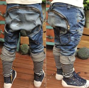 Sell New Arrival Children Jean Pant, Boy Harem Jeans For Wholesale, 5pcs / Lot