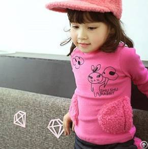 Sell New Arrival Fashion And Cute Girl Full Sleeve T Shirt, Children Tees For Wholesale, 5pcs / Lot