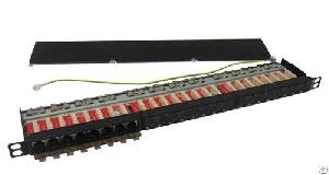 0.5u Utp And Ftp Jack Shutter Patch Panels-ppsbb24