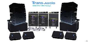 trans audio line array loudspeaker package