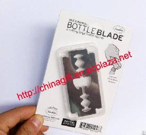 razor blade bottle opener
