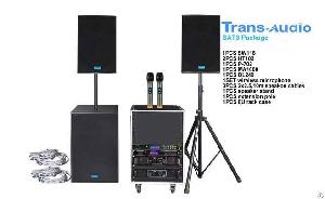 trans audio package sat3 speaker cabinet sound box pa system pro