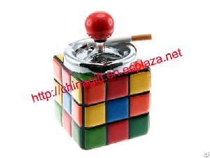 magic cube spin ashtray