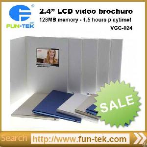 Wholesale 2.4 Inch Tft Lcd Invitation Video Geeting Card With 128mb Memory Magnetic Switch Vgc-024