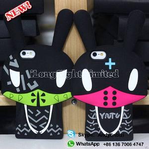 2014 3d Rabbit Silicone Cases Cover For Iphone 5 5s
