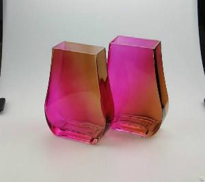 export colored glass vase