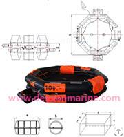 10 man inflatable life raft